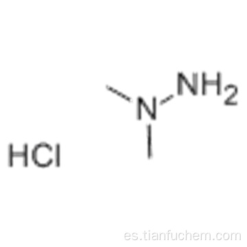 HIDROCLORURO DE 1,1-DIMETHYLHYDRAZINE CAS 593-82-8